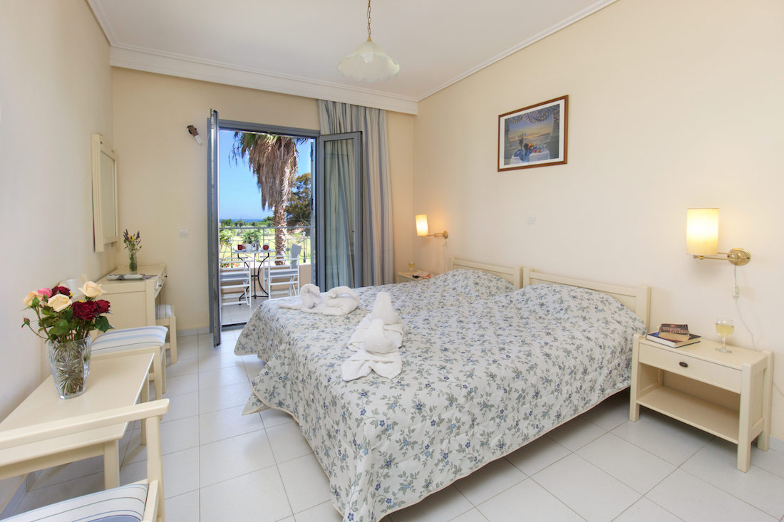 Quiet hotel stay for families in Katelios village